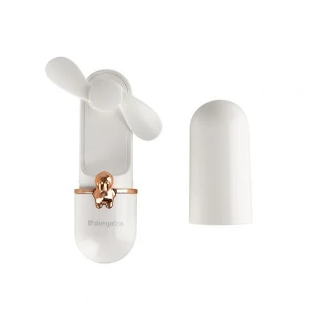 Orbegozo HF 2500 Ventilador de Mano Portátil Blanco/Oro Rosado con Funda Orbegozo HF 2500 Ventilador de Mano Portátil Blanco/Oro Rosado con Funda
